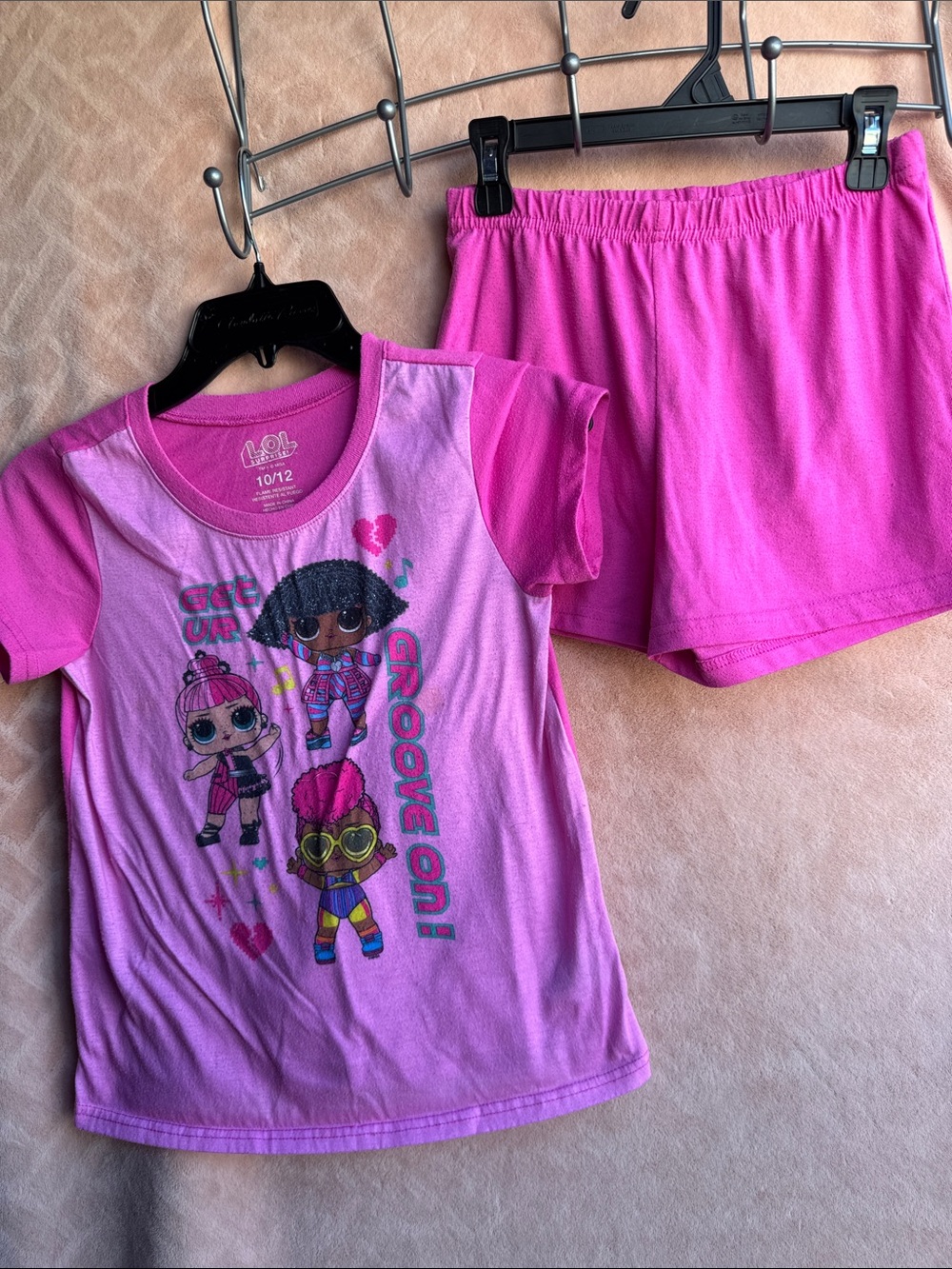 LOL Surprise Pajama Set Girls L 10/12
